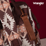 WRANGLER ALLOVER AZTEC PRINTED BACKPACK - BROWN