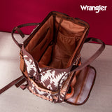 WRANGLER ALLOVER AZTEC PRINTED BACKPACK - BROWN