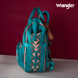 WRANGLER ALLOVER AZTEC PRINTED BACKPACK - LIGHT TURQUOISE