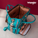 WRANGLER ALLOVER AZTEC PRINTED BACKPACK - LIGHT TURQUOISE