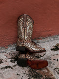 CORRAL WOMEN'S ORIX GLITTER IN LAY & STUDS SQUARE TOE C3275