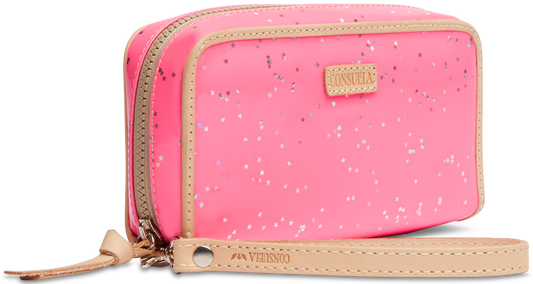 CONSUELA SHINE WRISTLET WALLET