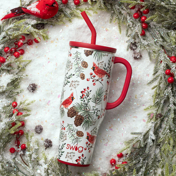 SWIG LIFE WINTER CARDINALS MEGA MUG 40oz