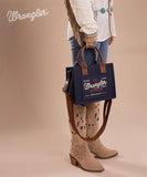 Vintage Wrangler Canvas Tote//Crossbody - Navy