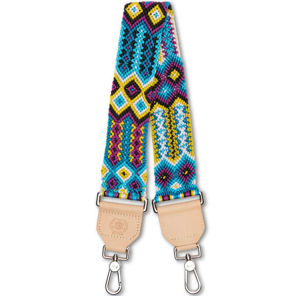CONSUELA BLUEBERRY WOVEN SHOULDER STRAP