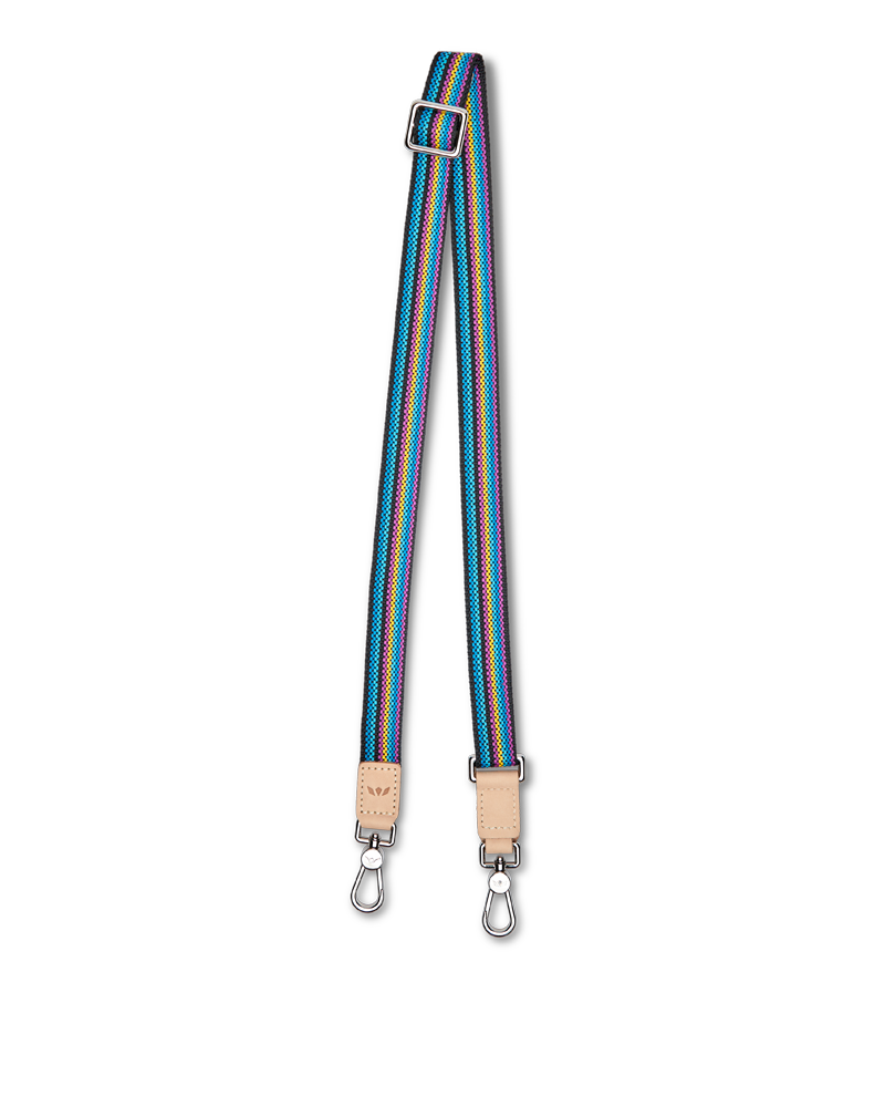 CONSUELA BLUEBERRY 25MM CROSSBODY WEBBING STRAP