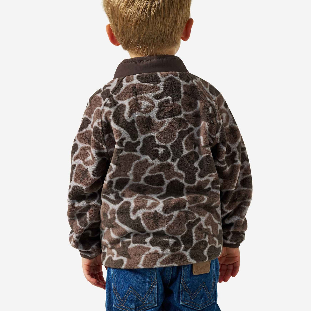 BURLEBO YOUTH MICRO FLEECE - Mallard Mayhem Camo - Brown