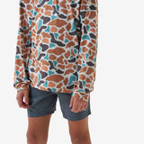Burlebo Youth Performance Hoodie - Bayside Camo