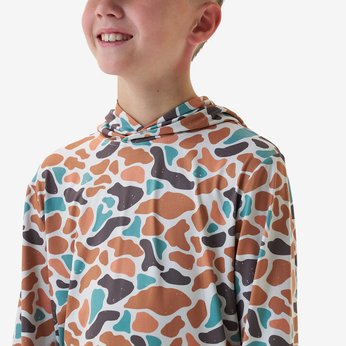 Burlebo Youth Performance Hoodie - Bayside Camo