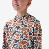 Burlebo Youth Performance Hoodie - Bayside Camo