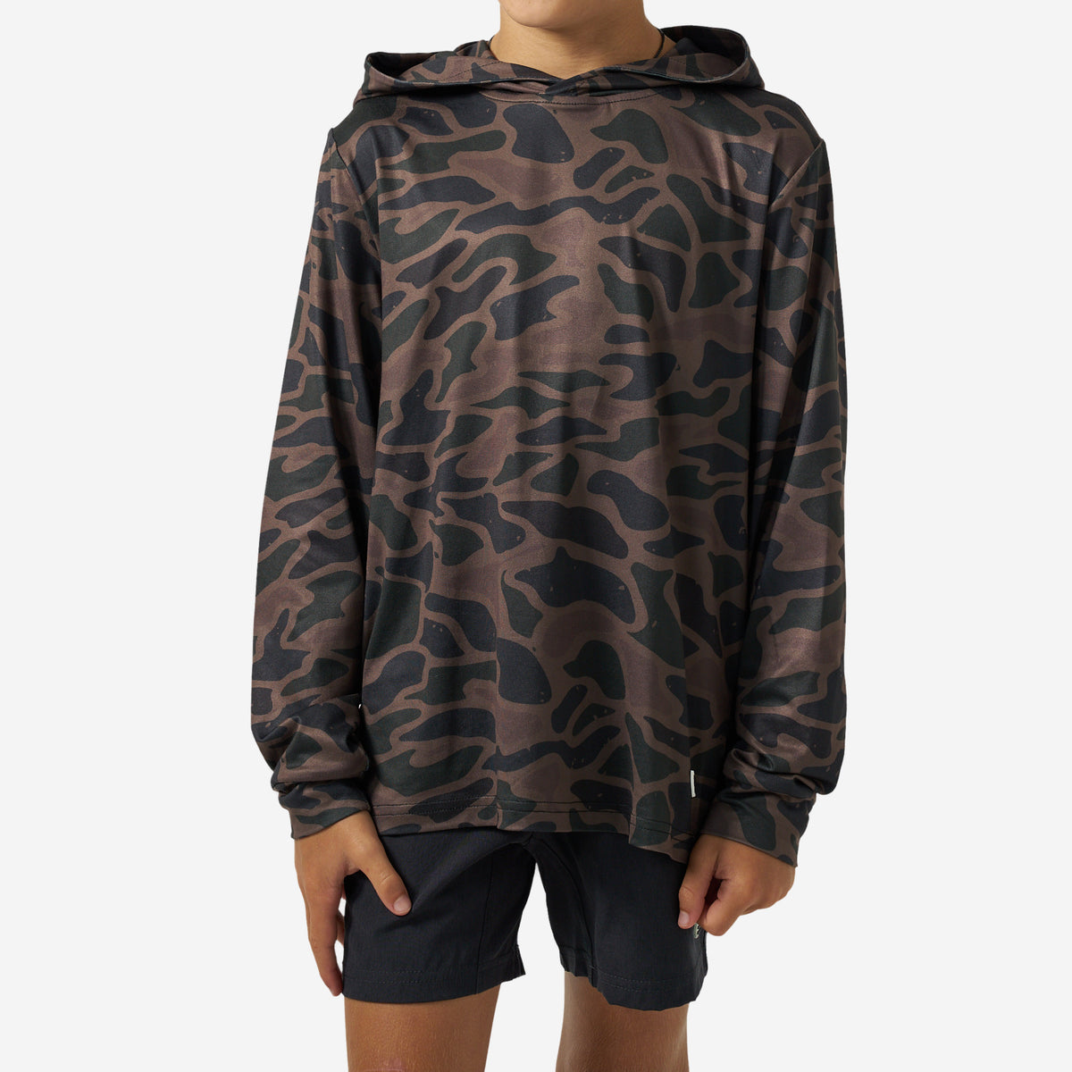 BURLEBO YOUTH PERFORMANCE HOODIE - BENDITA CAMO