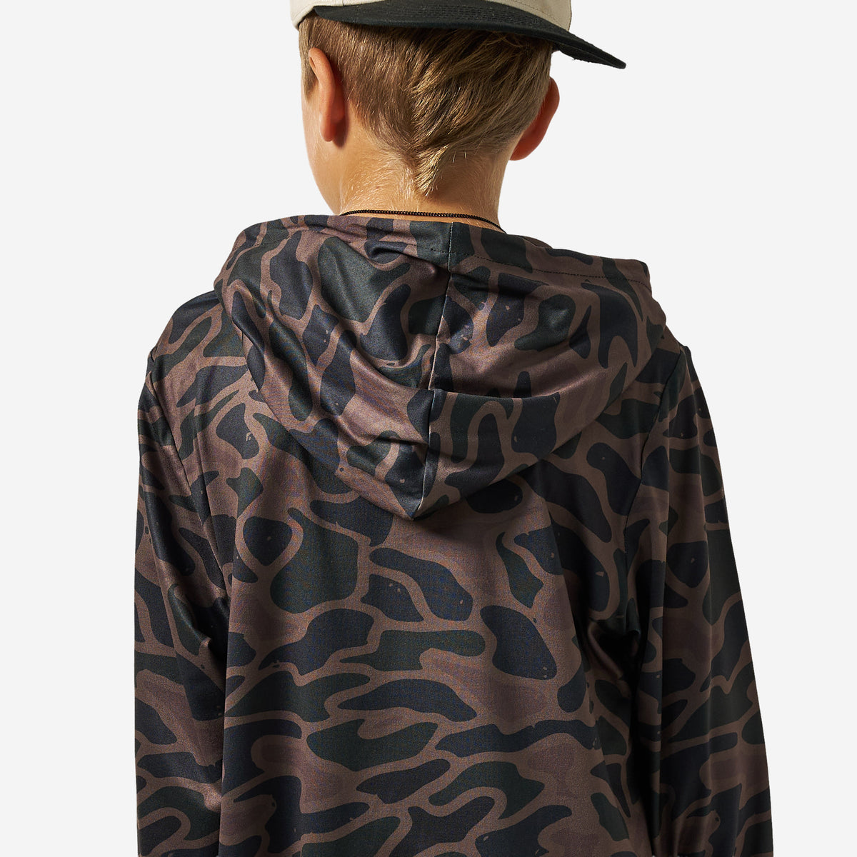 BURLEBO YOUTH PERFORMANCE HOODIE - BENDITA CAMO
