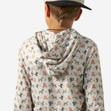 BURLEBO YOUTH PERFORMANCE HOODIE - MALLARD DUCK DOG