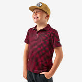 Burlebo Youth PERFORMANCE POLO TEXAS BLACK & RED