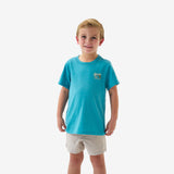 Burlebo Youth Short Sleeve Tee - Bait and Rigs - Heather Cyan