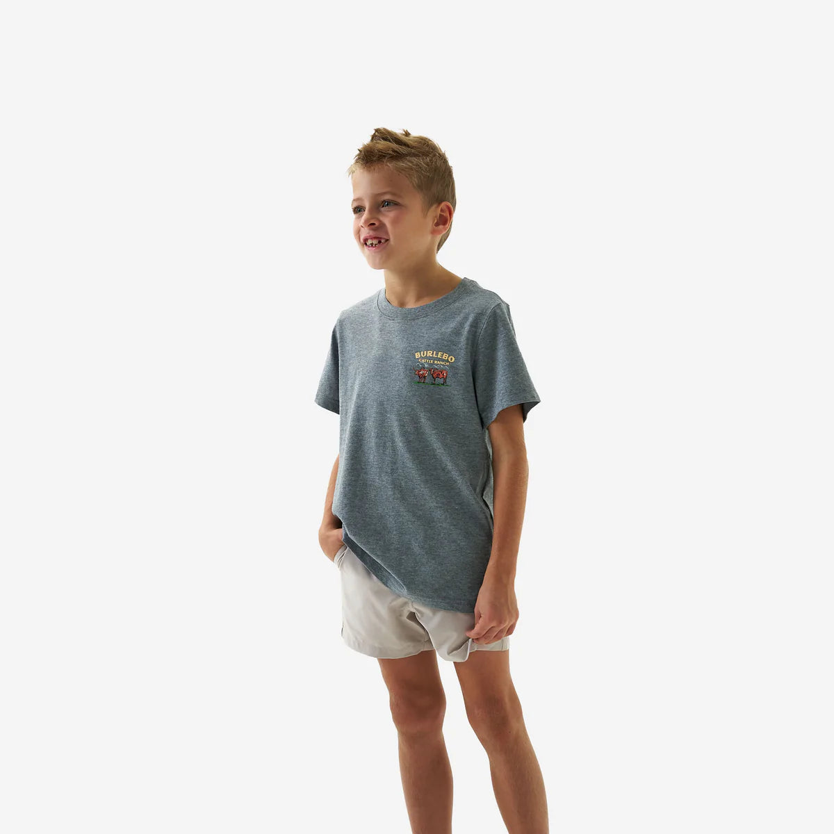 Burlebo Youth Cattle Ranch - Dark Heather Grey