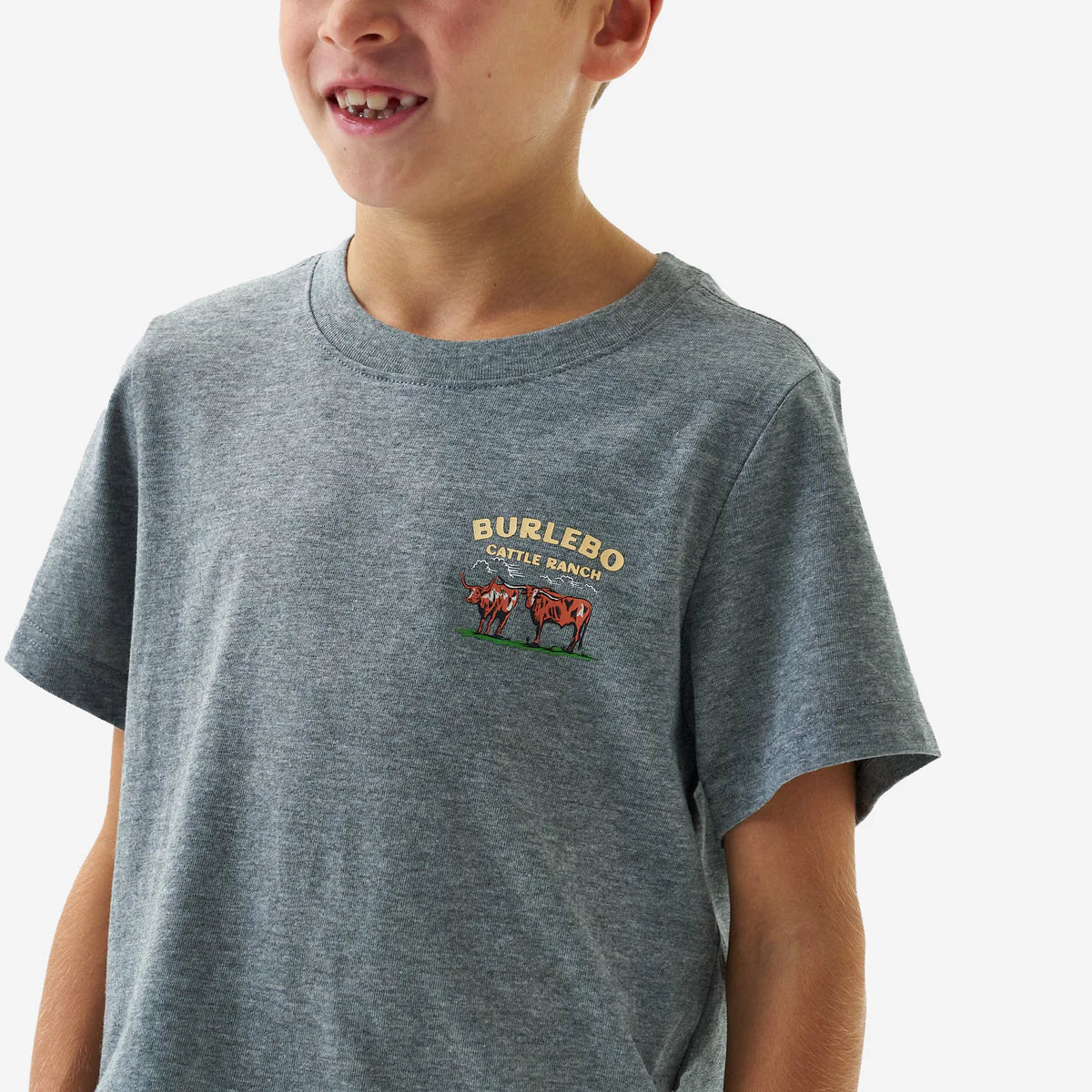 Burlebo Youth Cattle Ranch - Dark Heather Grey