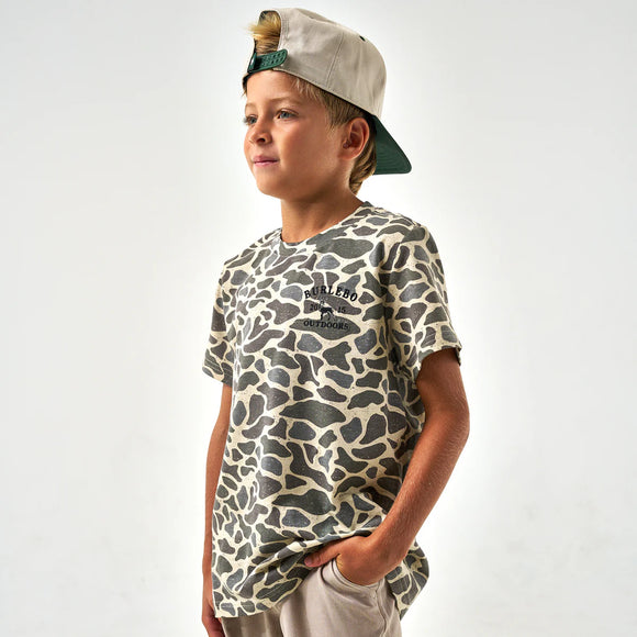 Burlebo Youth Tee - Classic Deer Camo
