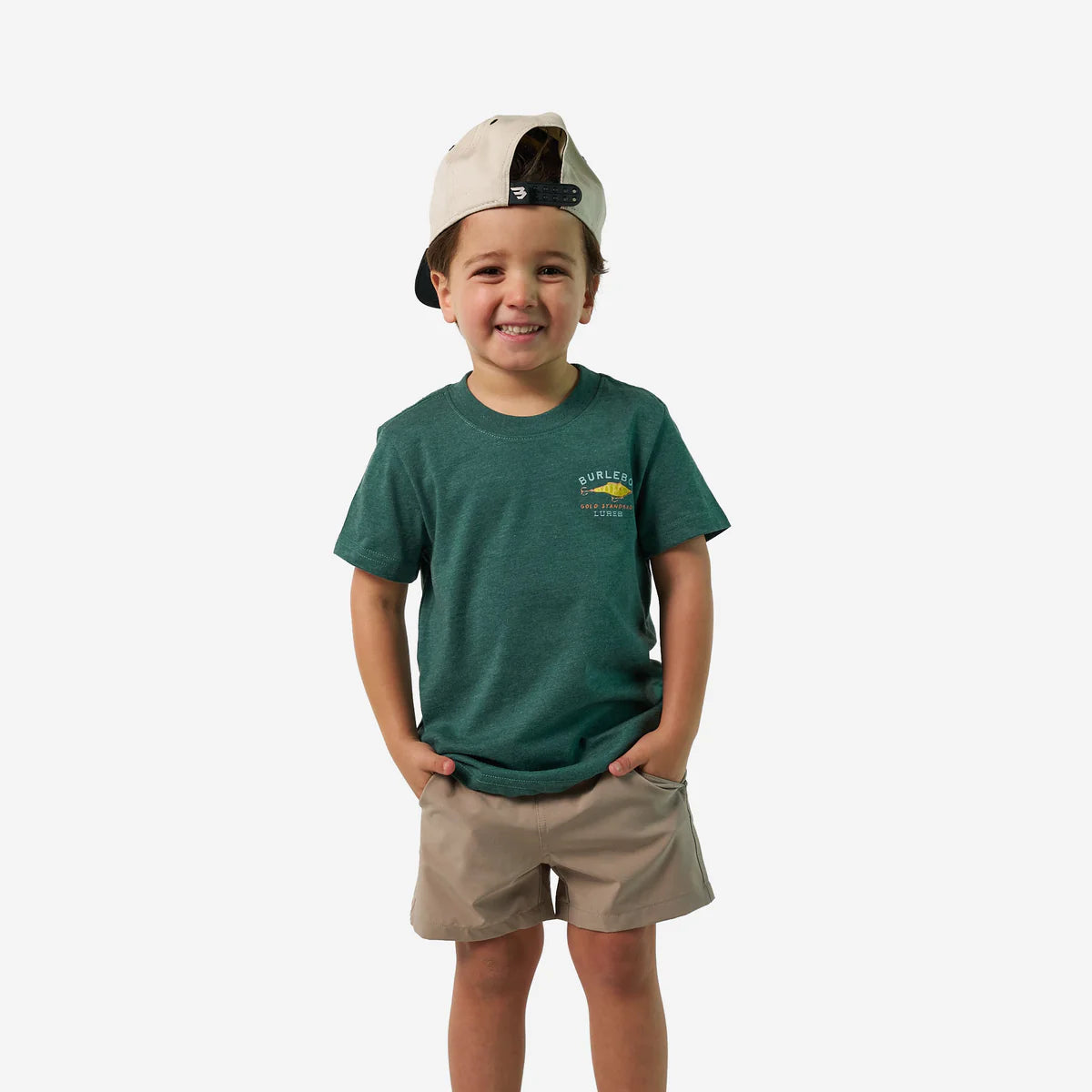 Burlebo Youth Short Sleeve Tee - BURLEBO Lures - Forest Green
