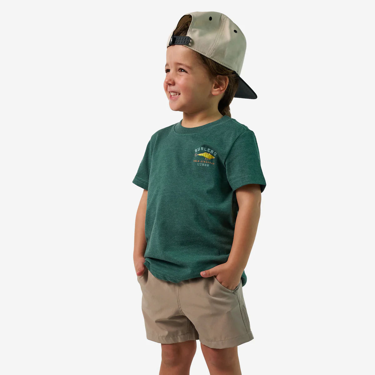 Burlebo Youth Short Sleeve Tee - BURLEBO Lures - Forest Green