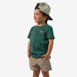 Burlebo Youth Short Sleeve Tee - BURLEBO Lures - Forest Green