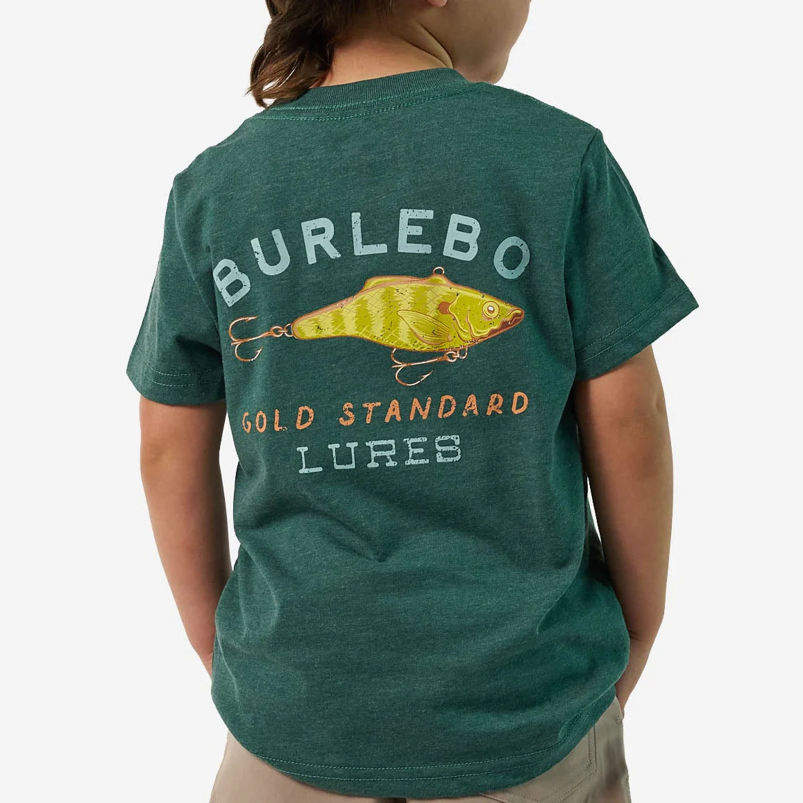 Burlebo Youth Short Sleeve Tee - BURLEBO Lures - Forest Green