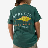 Burlebo Youth Short Sleeve Tee - BURLEBO Lures - Forest Green