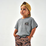 Burlebo Youth Tee - Off Road Bronco - Dark Heather Grey