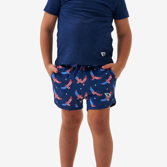 Burlebo Youth Swim Trunk - USA Eagle