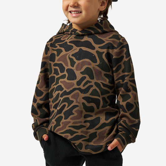 BURLEBO YOUTH THERMAL HOODIE - BENDITA CAMO