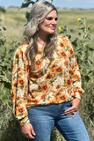 GOLDEN HARVEST KNIT TOP