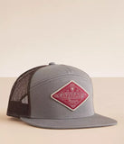 ARIAT MENS CAP R112 SNAPBACK DIAMOND PATCH GREY