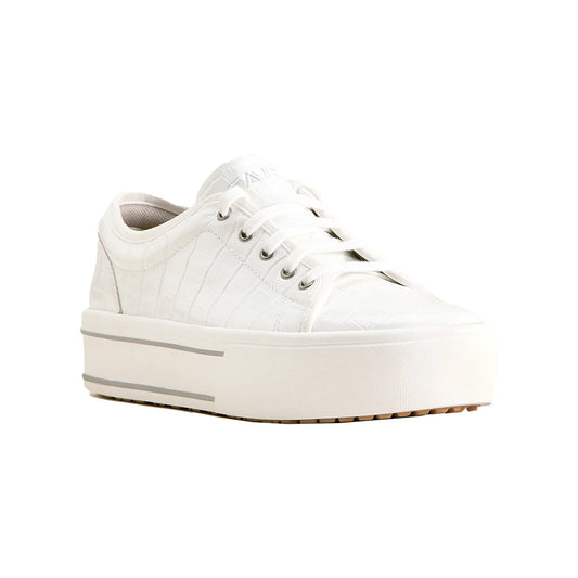 ARIAT WOMEN'S SKYLAR SHOES PATENT WHITE CROC PRINT