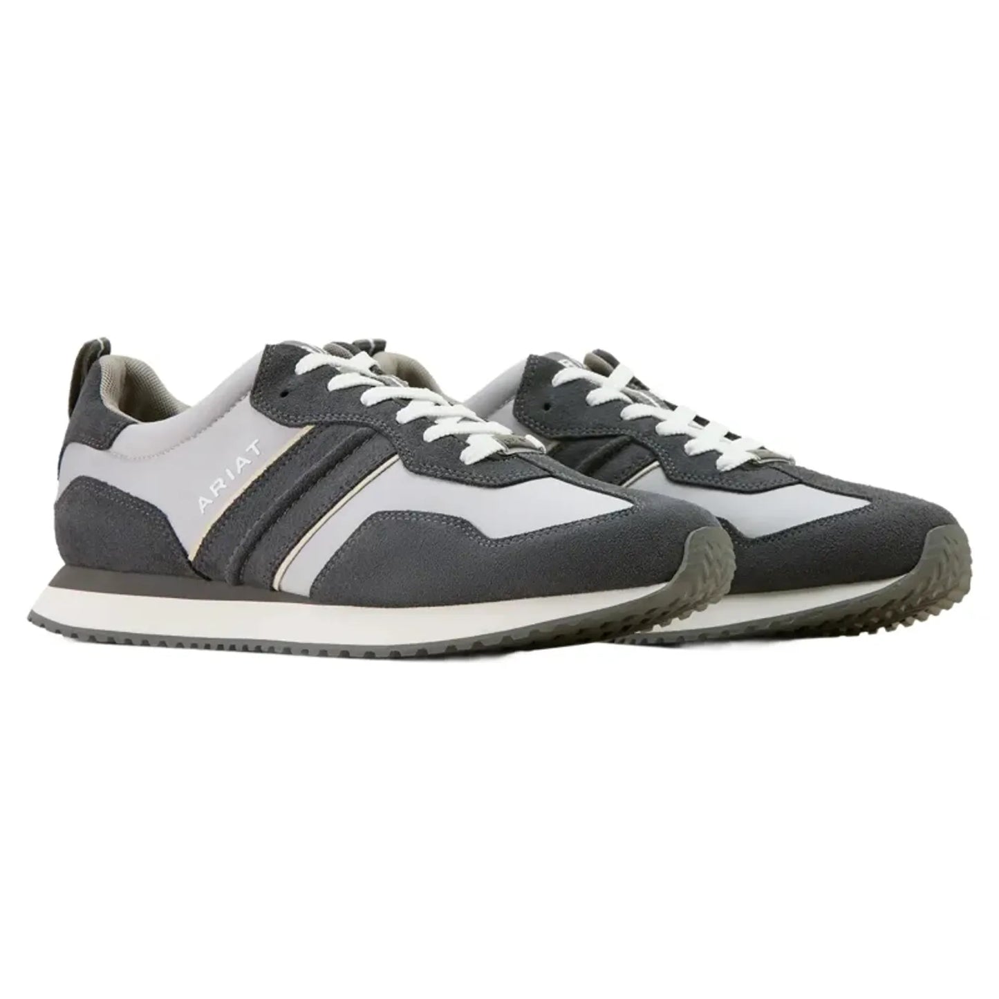 ARIAT MENS RANCH RUNNER SHOES - LIGHT GREY