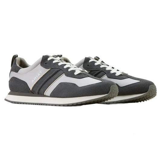 ARIAT MENS RANCH RUNNER SHOES - LIGHT GREY