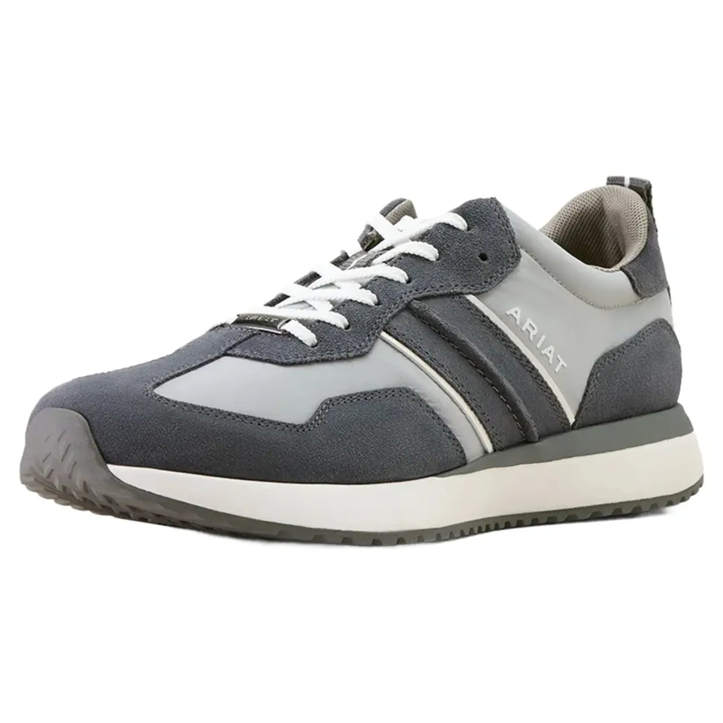 ARIAT MENS RANCH RUNNER SHOES - LIGHT GREY