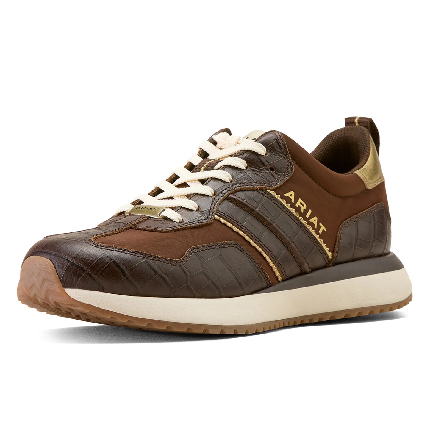 ARIAT WOMEN'S RANCH RUNNER SHOES - AGED TAN