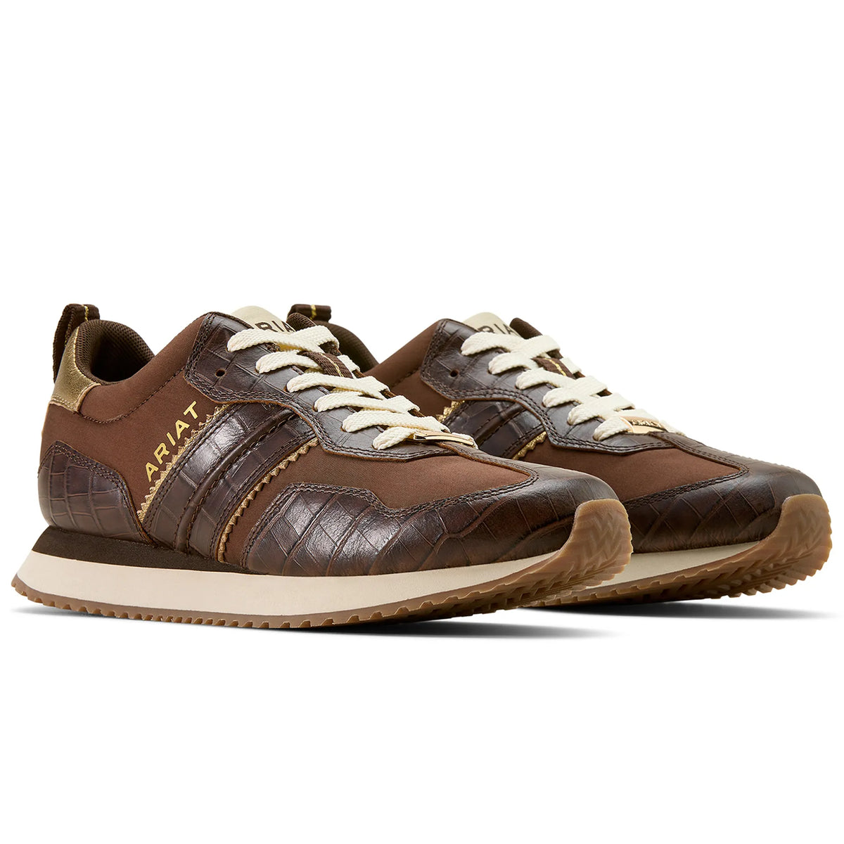 ARIAT WOMEN'S RANCH RUNNER SHOES - AGED TAN