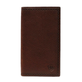 ARIAT RODEO MENS PREMIUM WALLET - BROWN