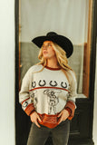 ROOTIN' TOOTIN' COWBOY OVERSIZED SWEATER