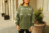 THE SADDLE RANCH SWEATER - AGAVE