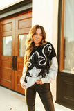 SADDLE SWAPPIN REVERSIBLE  OVERSIZED SWEATER