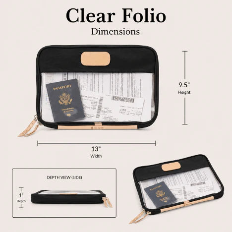 JON HART CLEAR FOLIO