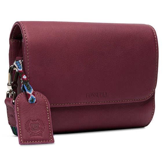CONSUELA PLUM ON THE TOWN CROSSBODY
