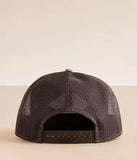 ARIAT MENS CAP R112 SNAPBACK DIAMOND PATCH GREY