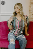 SERAPE CITY HEART TOP