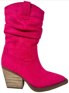 VERY G MOROCCO PINK BOOTIES