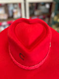 CHARLIE 1 HORSE FLING FELT - RED