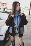 CATTLE BABE CARDIGAN - ANGUS