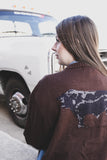 CATTLE BABE CARDIGAN - ANGUS